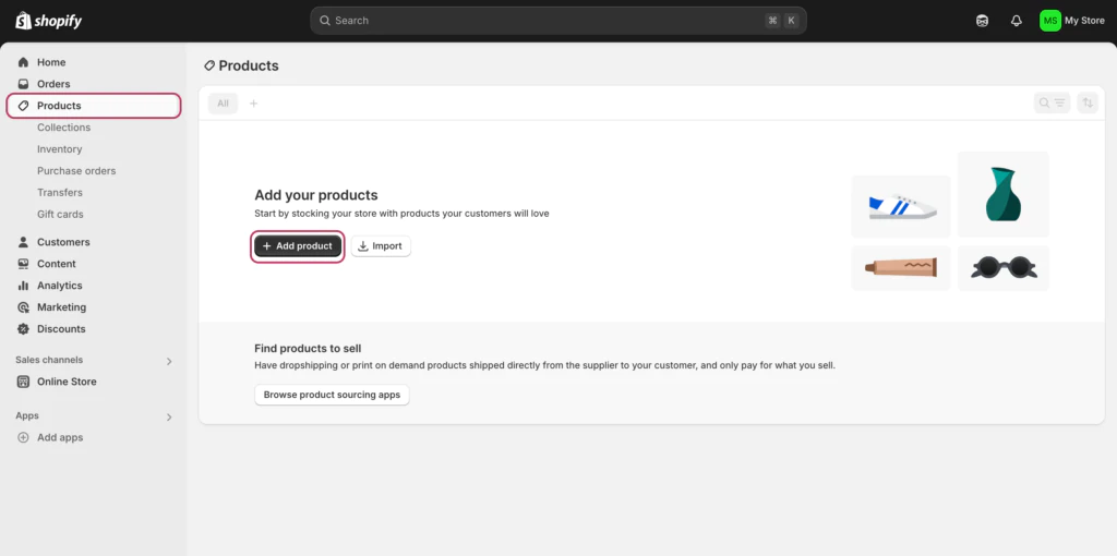 add product